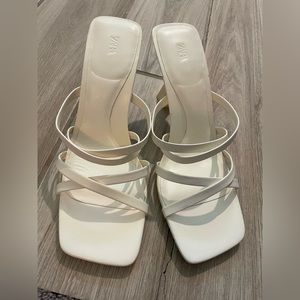 Zara strappy block heel